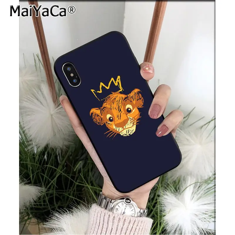Мягкий чехол для телефона MaiYaCa The Lion King Simba из ТПУ Apple iPhone 8 7 6 6S Plus X XS MAX 5 5S SE