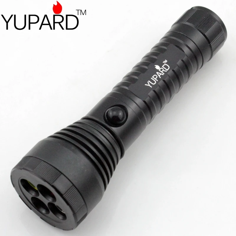 

YUPARD Q5 LED Red Yellow Blue White light signal light lamp Flashlight Torch Bright light 3 x AAA battery & 1x18650 Battery