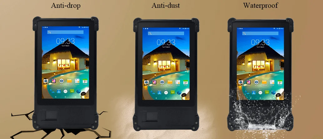 FP830 FBI Certificated Tablet Biometric Handheld Terminal
