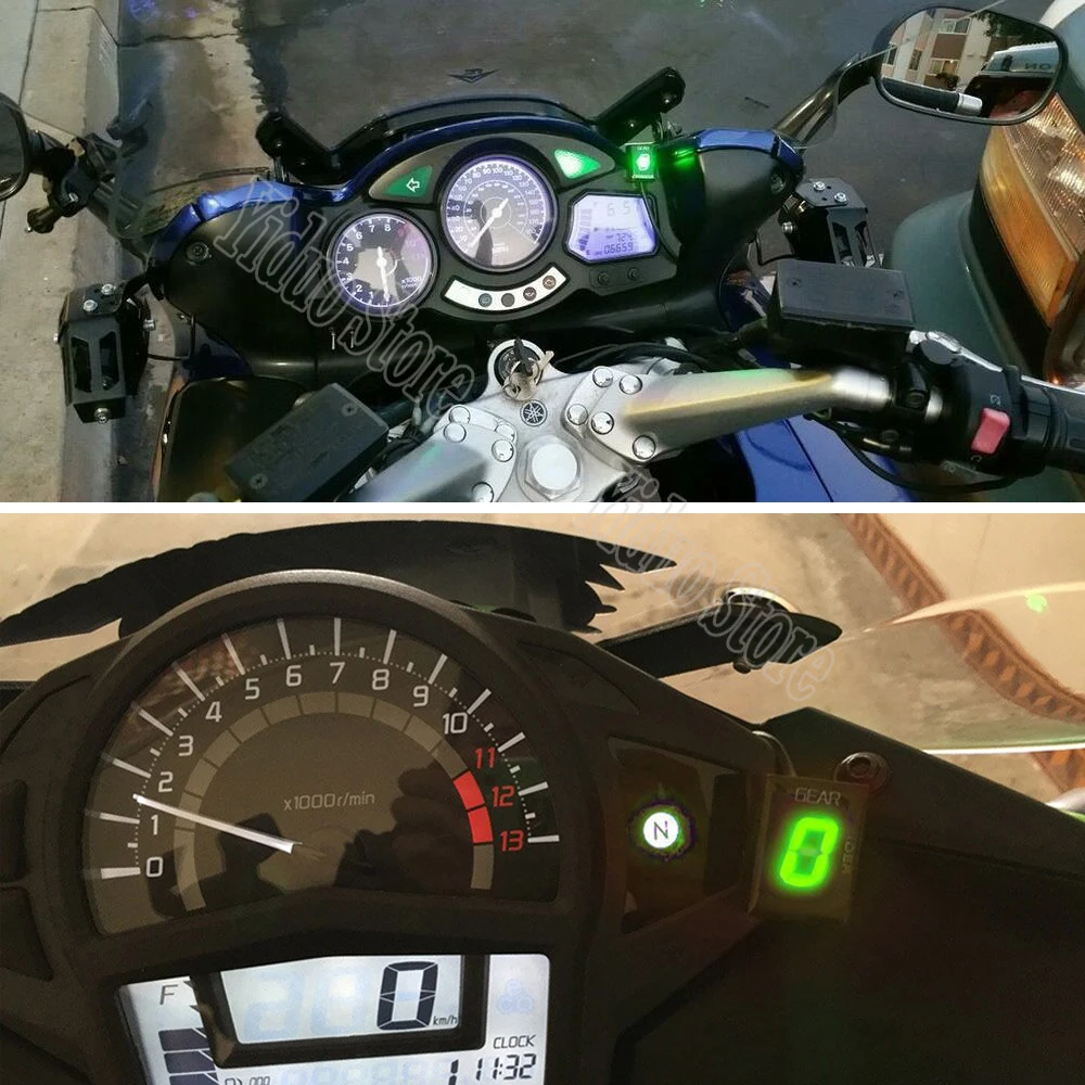 Мотоцикл Ecu прямое Крепление 1-6 скоростей шестерни дисплей индикатор для Kawasaki Z300 ER6N Z1000SX Ninja 300 Z1000 Z800 Z750