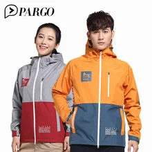 PARGO Waterproof Jacket Man Women Hiking Camping Jacket Couple Hunting Mountaineering Jacket Men Windproof Outdoor Hooded Coat