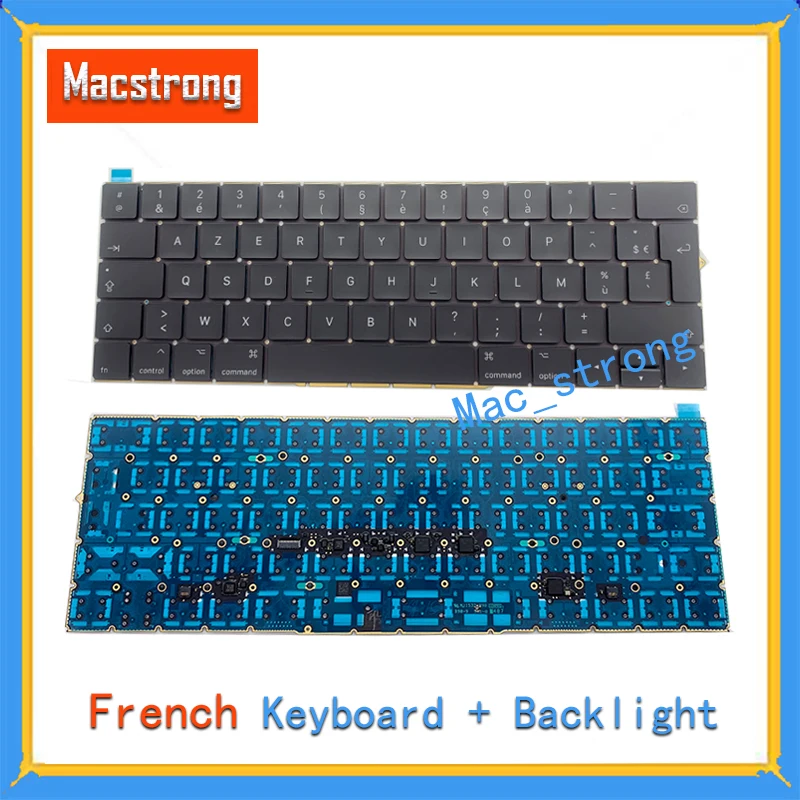 

Brand New Original 12" 13" 15" Retina French Keyboard For Macbook Pro A1706 A1707 A1534 FR Keyboard With Backlight 2016 2017