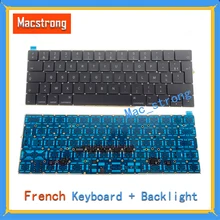 Brand New Original 13″ A1706 French Keyboard For Macbook Pro 15″ A1707 Retina 12″ A1534 FR Keyboard With Backlight 2016 2017