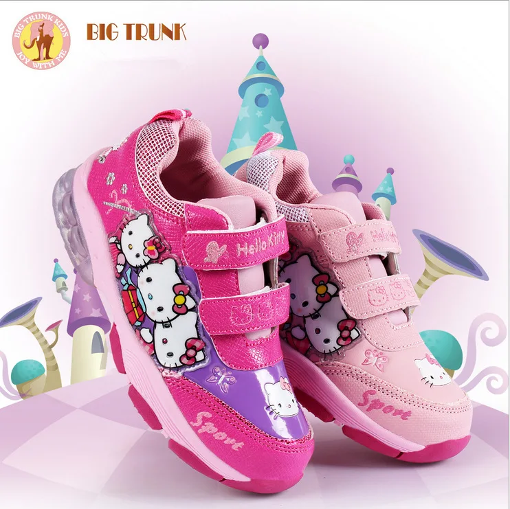 2015 New Hello Kitty children's shoes sneaker girl huarache sapatenis