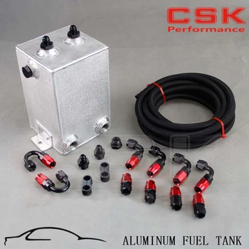 

3L drawing polishing Complete Fuel Surge Tank 3 Litre Swirl Pot System kit black / blue