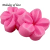 Hot 2 Pcs\set Plum Petal Flower Leaf Veiner Silicone Mould Wedding party Cake Decorating tools Fondant Mold T0849 ► Photo 3/6