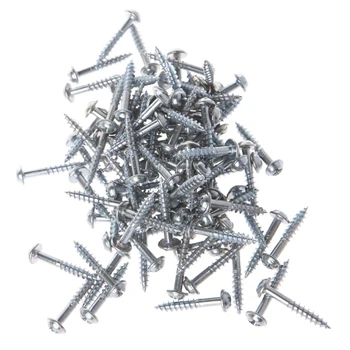 

100Pcs M4-25 High Strength Oblique Hole Self-tapping Screws For Pocket Hole Jig