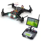 Cheap Eachine Racer 250 FPV Drone w/ Eachine I6 2.4G 6CH Transmitter 7 Inch 32CH Monitor HD Camera RTF Mode1 Mode2
