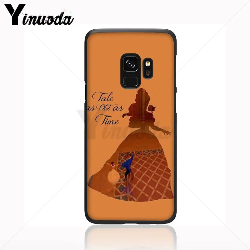 cartoon Beauty Beast Rose Princess Art Print
