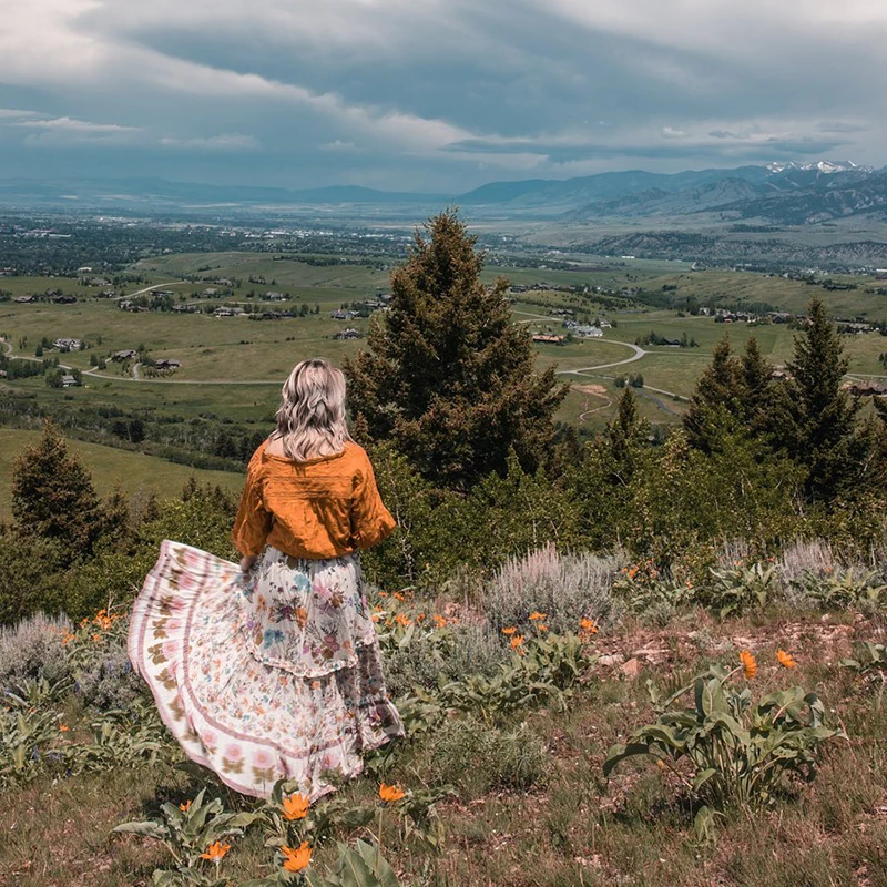 TEELYNN wild bloom Макси Бохо юбки бежевые вискозные женские юбки цветочный принт длинная юбка эластичная талия большой подол Цыганская юбка falda