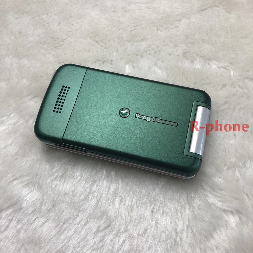 Отремонтированный мобильный телефон sony Ericsson T707 разблокированный флип 3g смартфон T707 зеленый и подарок один год гарантии