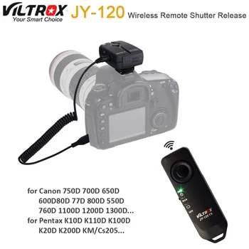 

Viltrox JY-120-C1 2.4GHz Wireless Remote Shutter Release for Canon 750D 700D 650D 600D 80D 77D 800D 550D 760D 1100D 1200D 1300D