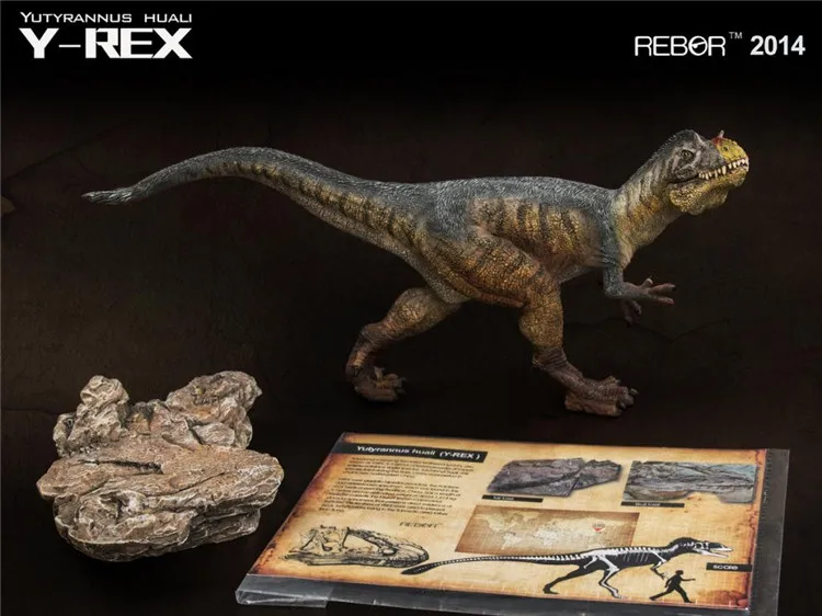 Ребор 1:35 Палеонтология Yutyrannus Hual Y REX Deluxe Pack Коллекционное издание Фигурка