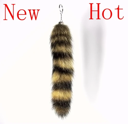 

Free Shipping real fox fur tail for keychain or decoration gift