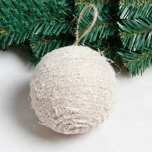 1pcs 8cm 10cm Hemp Rope Foam Snow Ball Christmas Tree Decorations Christmas Decorations for Home 1pcs 8cm 10cm Hemp Rope Foam Snow Ball Christmas Tree Decorations Christmas Decorations for Home