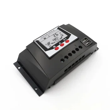 

30A PWM Solar Charger controller Charger Regulators 30AMPS 12V 24V Auto Backlight LiFePO4 lithium Battery 3.2V 3.7V