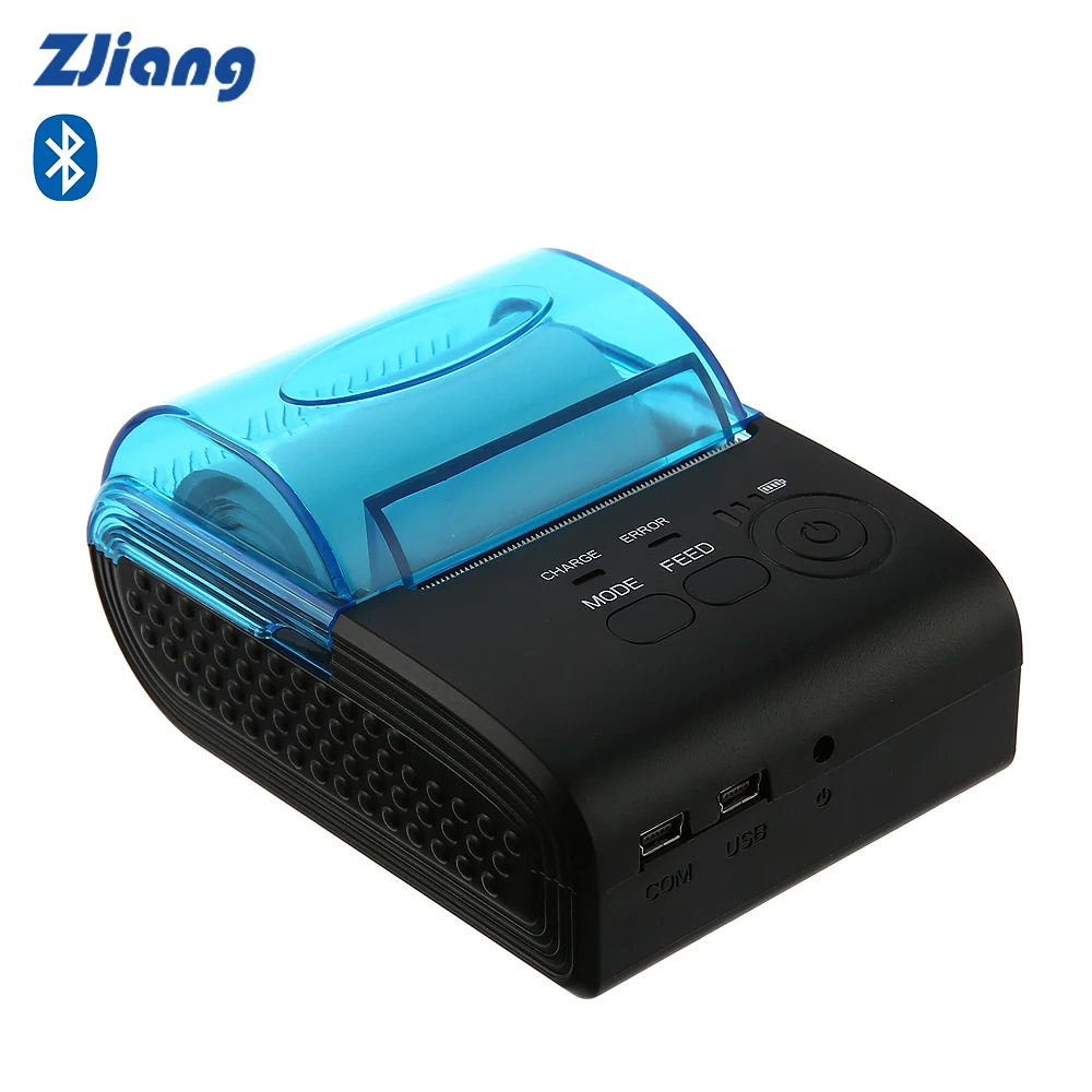 Продажа Zjiang ZJ 5805 58 мм беспроводной термопринтер Bluetooth 4,0 ESC POS 90 мм сек. Чековая печатная машина для супермаркета PK MTP II