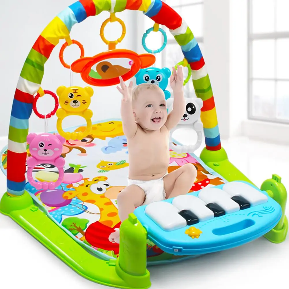 

Fashion Infant Baby Pedal Piano Play Mat Activity Gym Blanket Fitness Bodybuilding Frame