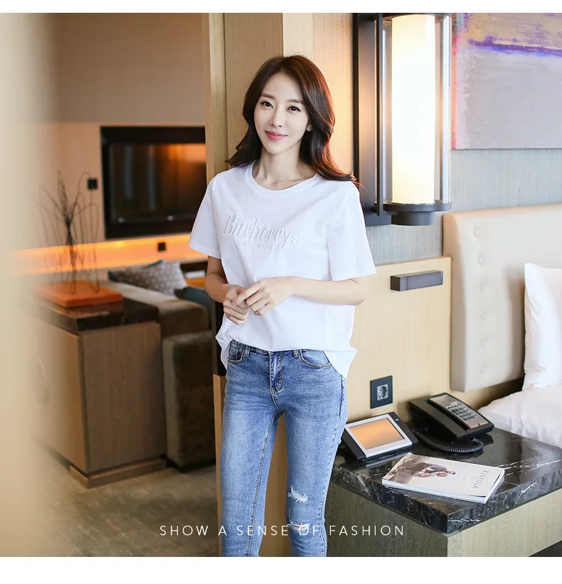 Letter T-Shirt Women  (34)