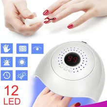 36 Вт УФ лампа Сушилка для ногтей для всех типов гель 12 Led УФ лампа для ногтей машина USB 30 s 60 s 90 s таймер портативные УФ лампы закалки