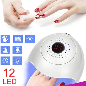 

36w UV Lamp Nail Dryer For All Types Gel 12 Led UV Lamp for Nail Machine USB 30s 60s 90s Timer Portable UV lamps Hardening