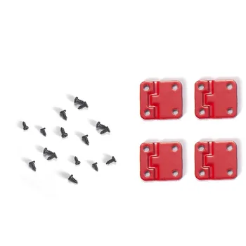 

4pcs High Simulation Metal Hinge with screws for 1/10 TRAXXAS-TRX4 TRX4 LAND ROVER Door Window DJC-9145 RC Car Spare Parts