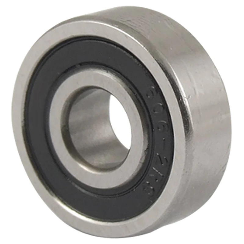 

606-2RS Sealed Bearing 6mm x 17mm x 6mm Black - Silver Tone