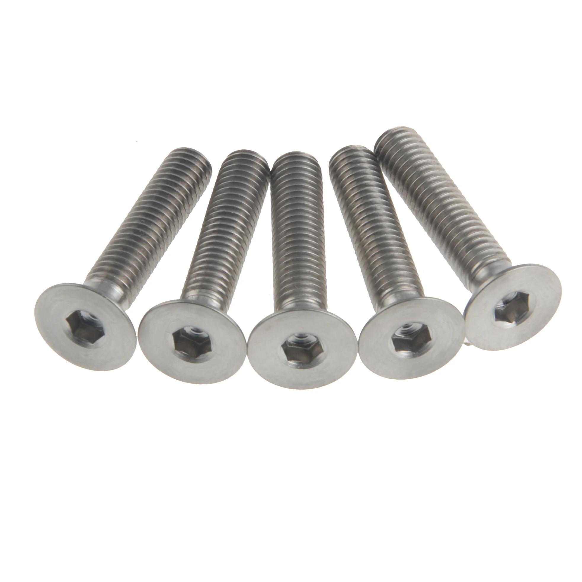 5 Pcs Ti M6x30 Screw MTB Road Headset Bolt Titanium M6x30mm 1 1/8" BMX