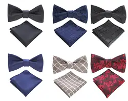 2019 эксклюзивный оригинальный взрыв европейский и американский стиль высокое качество полиэстер шелковый галстук бабочка карман