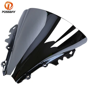 

POSSBAY 3Colors Vintage Motorcycle Windshield Scooter Windscreen Wind Deflectors Fit For YAMAHA YZF R6 2006-2007