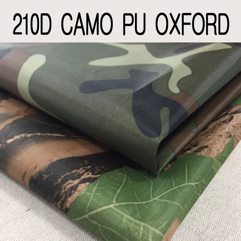 

free shipping 1m*1.5m 210D PU Camouflage coating silver Oxford cloth high water pressure camouflage cloth tent umbrella tarp