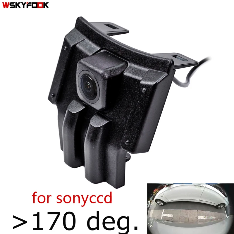 Colose 180deg рыбий глаз CCD HD Автомобильная камера с логотипом вида спереди для Toyota LAND CRUISER PRADO Toyota Водонепроницаемая передняя решетка камеры