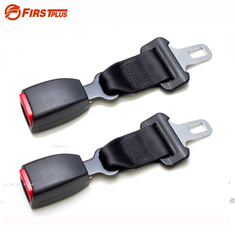 Details about / 2pcs Adjustable Auto Car Black Safety Seat Belt Buckle Clip Extension Extender
