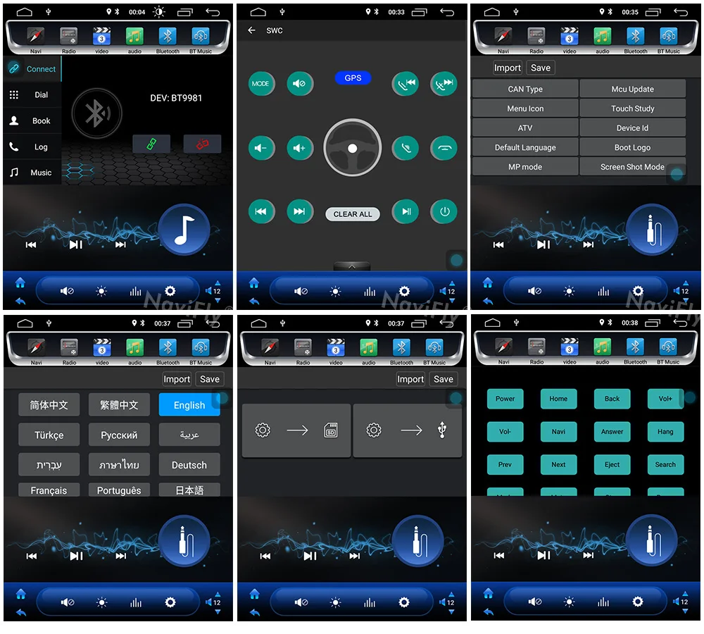 Discount NaviFly Tesla style IPS Screen Auroradio GPS navigation Android 8.1 Car multimedia player for Ford FOCUS 2012-2017 23