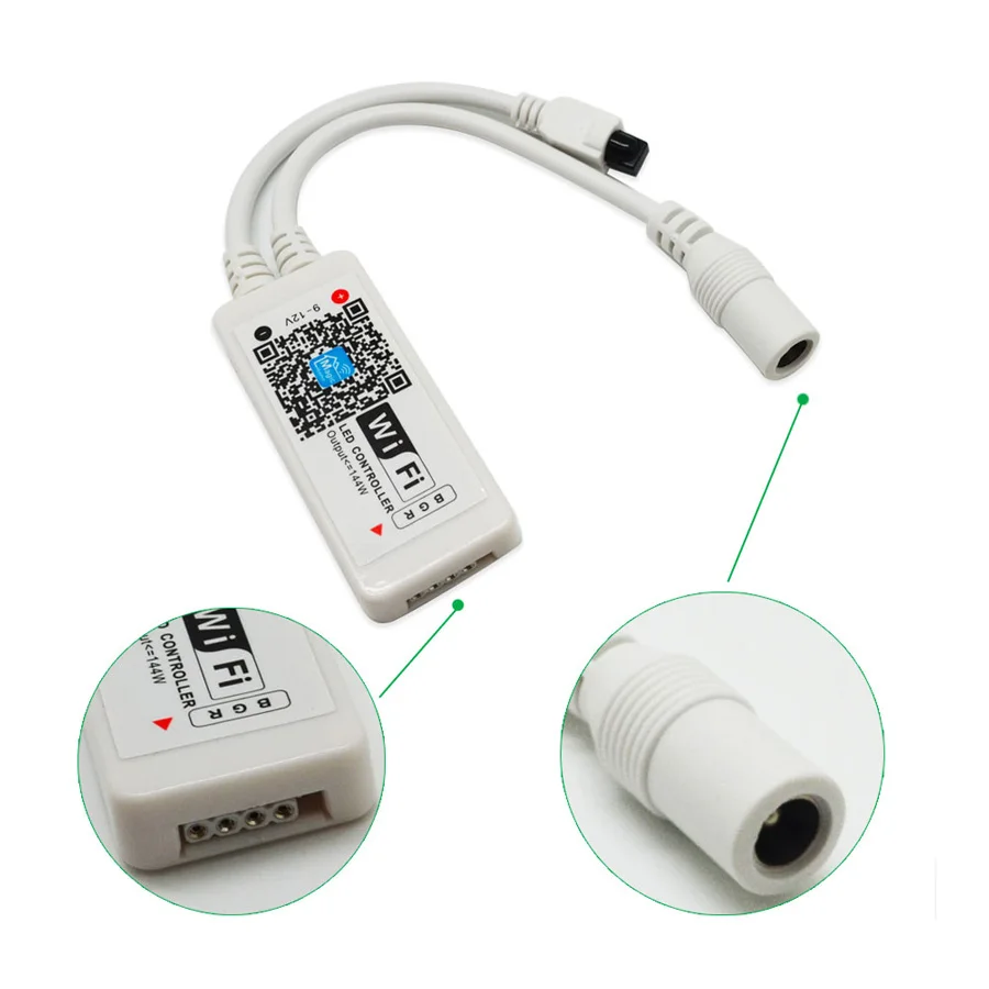 LED Strip SMD 5050 RGB LED Light Lamp 220V 5M 10m 15m 60ledm diode Flexible Leds tape diode wifi controller DC 12V adapter set (6)