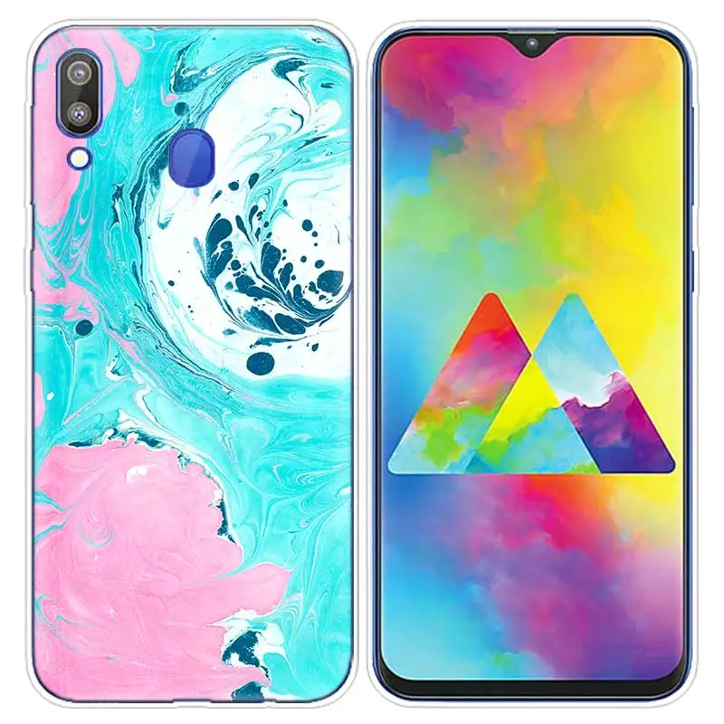 Красочные Мрамор принт чехол для samsung Galaxy S10 S10e S10 5G Plus M10 M20 M30 A10 A20 A30 A40 A50 A70 Fundas для задней панели