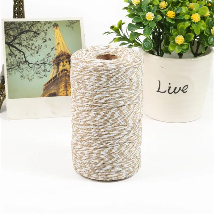 6  100m x2mm Cotton Yarn Thread DIY Handmade Knitted Thread For Child Baby Knitting Crochet Yarn Diy Crafts Clothing Sewing Yarns