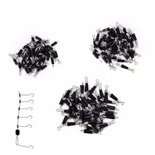 Высокое качество 50 шт. Быстрый Соединительный соединитель шариковый Вертлюг твердые кольца рыболовный разъем Быстрый Соединительный разъем