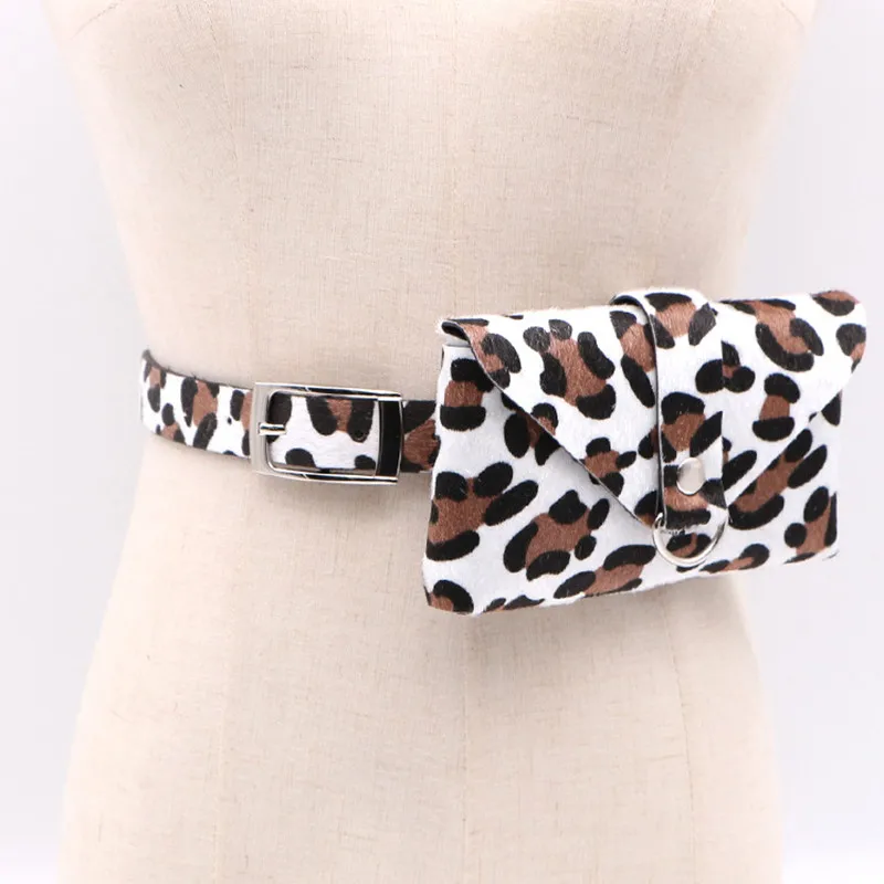 Женская Мода талии сумка качество Leopard бархат из искусственной кожи поясная сумка Bananka Для женщин Подиум торговый живота группа поясная