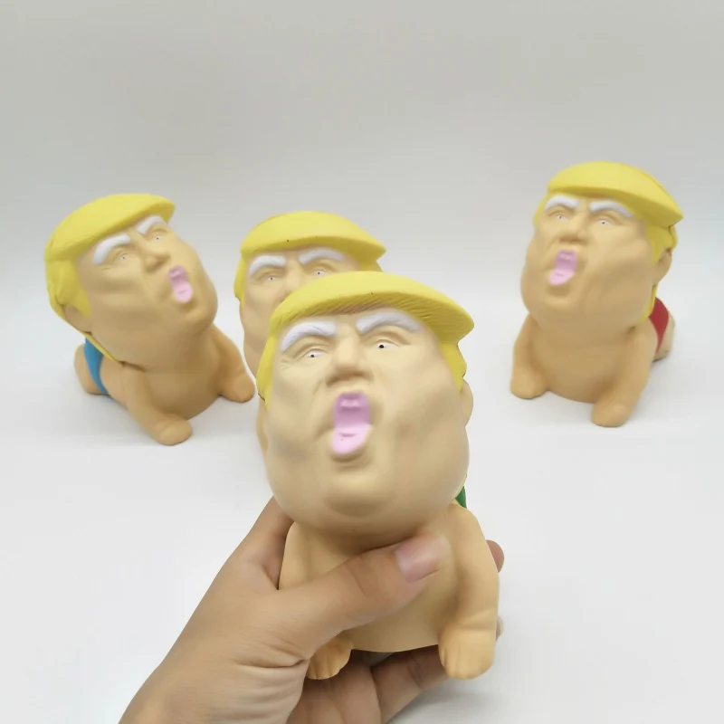 

1pc Donald Trump Stress Squeeze Ball Jumbo Squishy Toy Cool Novelty Pressure Relief Kids Doll Decor Squeeze Fun Joke Props Gift