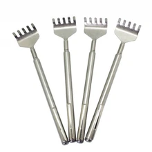 1 PC Silver Metal Flirt Body Massager Stimulation Stretchable Flirting Tickler Rake Sex Toys For Couples