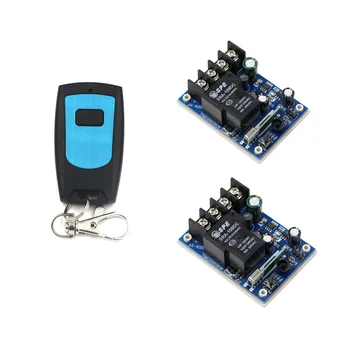 

Hot Sale 12V-48V Wide Range Output RF Wireless Remote Control System 2 Receiver & 1 Transmitter Smart Home Control Switch