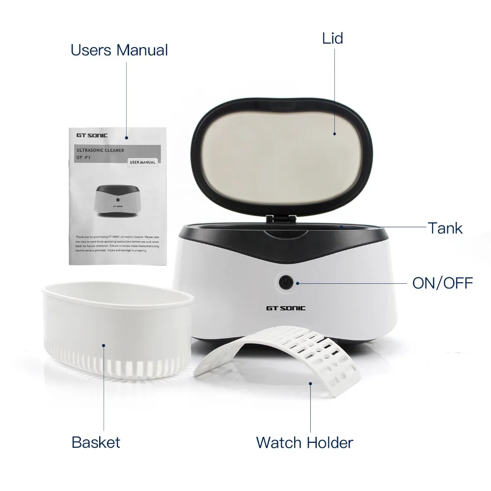 GTSONIC 600 мл ультра Соник Очиститель таймер для ванны ювелирные изделия кисти очки Маникюр камни резаки Стоматологическая бритва части ультразвук