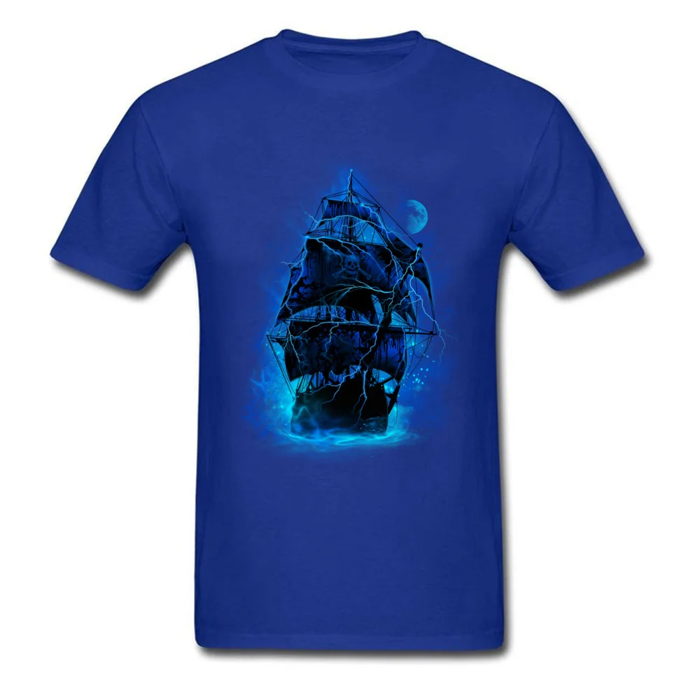 Pirate Storm Tops T Shirt 2018 Discount Crew Neck Slim Fit Short Sleeve 100% Cotton Mens T Shirt Design Tee Shirt Pirate Storm blue
