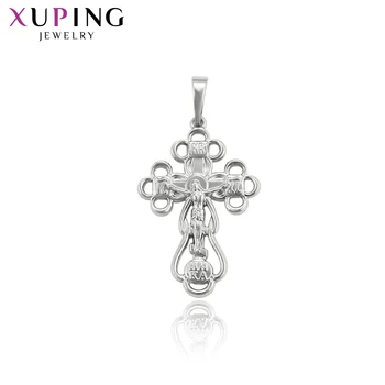 

Xuping Fashion Pendant Religious Jesus Seris Cross Jewelry Necklace Pendant for Neutral Christmas Party Gift 33815