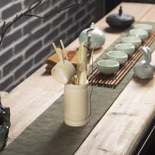 Китайские классические чайные аксессуары бамбуковые ложки для чая игольчатый экскаватор кунгфу Чайный горшок пять джентльменов чайные зажимы натуральный бамбук