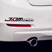 Sıcak satış yansıtıcı su geçirmez çıkartması JDM güç araba Sticker vinil BMW Skoda Audi Peugeot Volkswagen Ford Buick Kia
