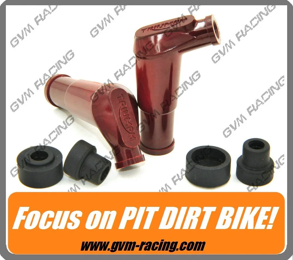 

1 PCS BROWN triumph universal vintage Spark plug cap for JH70 CAFE RACER BOXER TWIN BOBBER SCRAMBLER made in UK free shipping