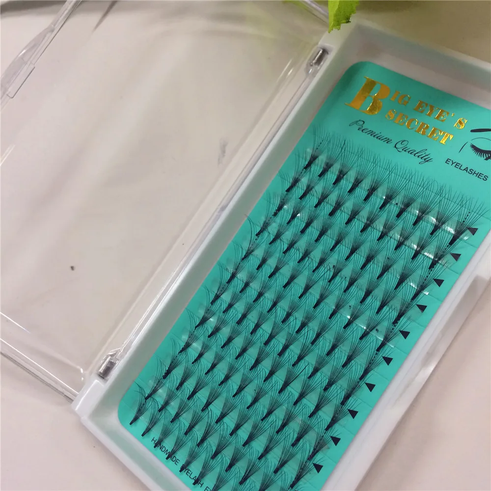 Russian Volume 5Trays 10D High Quality Eyelashes Extension Hand Made Individual Lashes Silk False Fake Eyelashes Free Shipping 