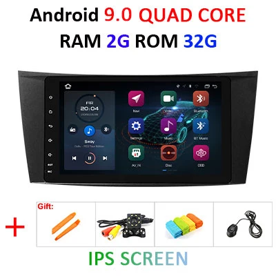 Android 9,0, 4 ГБ, 64 ГБ, автомобильный DVD gps для Mercedes W211 W219 W463 CLS350 CLS500 CLS55 E200 E220 E240 E270 E280 мультимедийный плеер - Цвет: 9.0 2G 32G IPS